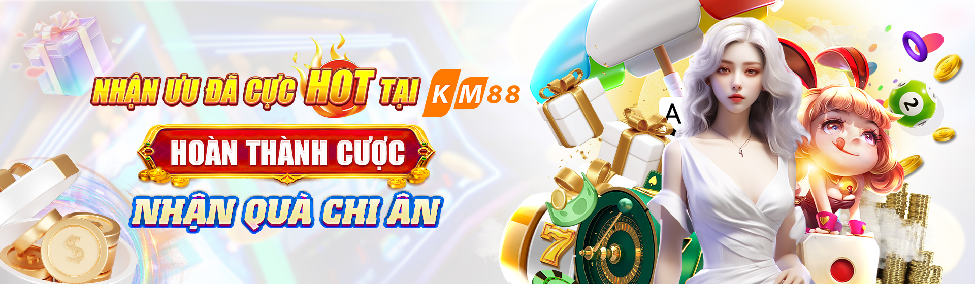 Nhận ưu đãi cực hót tại KM88 hoàn thành cược nhận quà chi ân